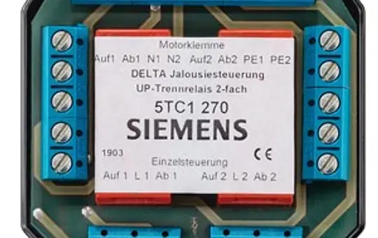SIEMENS 5TC1270 Shutter Control Flush-Mounted 2-way isolating relay