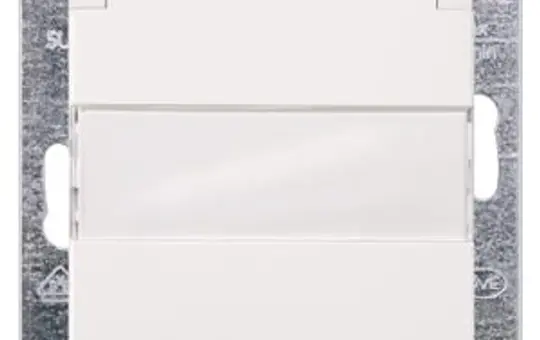 SIEMENS 5UB1912 SCHUKO socket Delta i-system Touch protection, writing field, hinged cover | titanium white