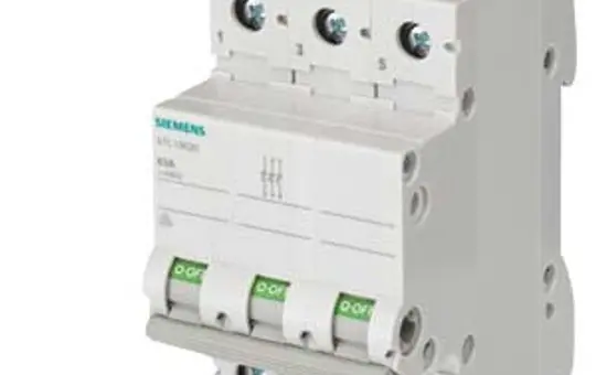 SIEMENS 5TL1340-0 Switch-off switch 3-pole, 40 A | gray