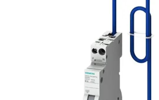 SIEMENS 5SV6016-7KP10 Fire Protection Switch Circuit Breaker Combination Type C 10 A, pigtail
