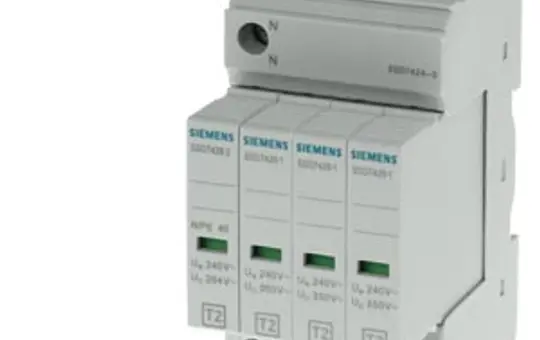 SIEMENS 5SD7424-3 Surge Arrester T2 with remote communication contact