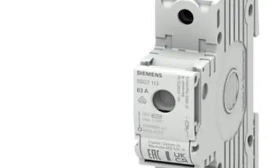 SIEMENS 5SG7113 MINIZED Load Disconnector Switch D02, 63 A, 1-pole