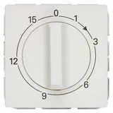 SIEMENS 5TC8932 Delta style time switch 15 min. | titanium white