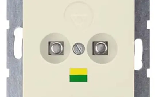 SIEMENS 5TG2594 Potential Equalisation Socket Delta i-system 2-fold | electric white