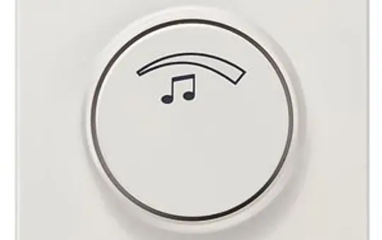 SIEMENS 5TG4812 Volume Control Delta style mono | titanium white
