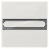 SIEMENS 5TG7156 Rocker Delta style Single-sided, title field | titanium white