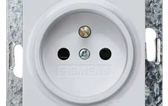 SIEMENS 5UB1938 Prise Delta i-system Protection tactile, contact de protection central | aluminium métallisé