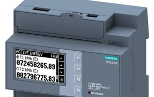 SIEMENS 7KM2200-2EA40-1DA1 Modbus Meter 7KM SENTRON 3-phase, 65 A, 230 V, RTU