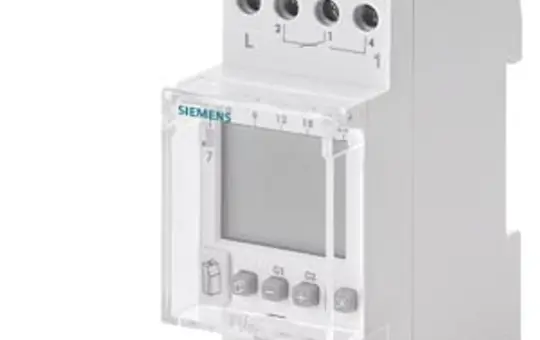 SIEMENS 7LF4532-0 Horloge hebdomadaire numérique Astro, 2 canaux, 230 V