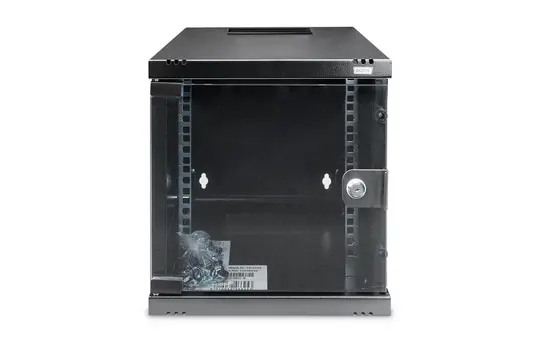 DIGITUS DN-10-06U-B Wall Enclosure 6 HE | black | 330 mm