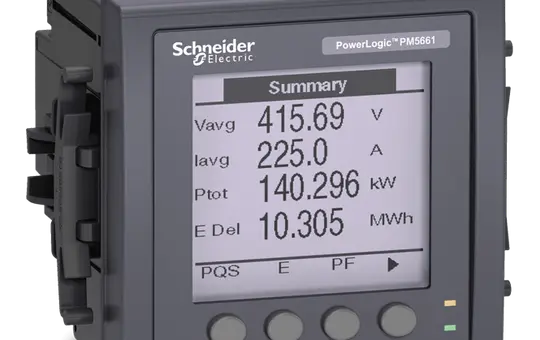 SCHNEIDER METSEPM5661 Universal Measuring Device PM5000 Series 2 Ethernet, MID, 2 inputs/outputs