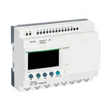 SCHNEIDER SR2B201B PLC Control Relay Zelio Logic 20 I/O, 24 VAC, display, clock