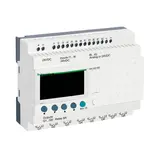 SCHNEIDER SR2B201BD PLC Control Relay Zelio Logic 20 I/O, 24 VDC, display, clock, relay output