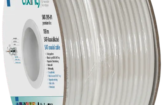 AXING SKB 395-01 Coaxial Cable Basic 100 dB Ring 100 m