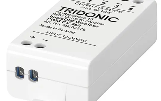 TRIDONIC 28002575 Variateur CASAMBI-PWM encastré 4 fois