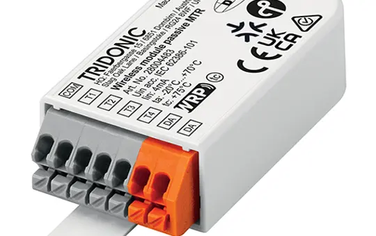 TRIDONIC 28004483 Interface poussoir MATTER encastré 4 fois