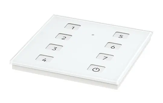 TRIDONIC 28004782 DALI2 Touch Sensor Glass Touch 8-fold | white