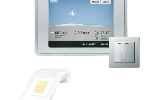ELSNER N/A Conservatory Control WS1000 Color 8 drives, 230 V | aluminum