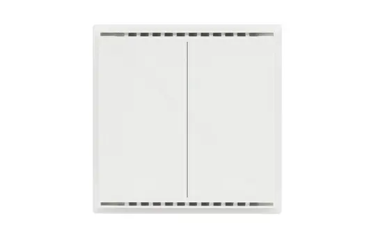 ELSNER N/A Capteur tactile KNX Cala CH 2 voies, avec capteur de température | blanc pur