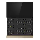 GVS CHTFB-3.0/6.S.24 Contrôleur de pièce KNX WALTZ TOUCH+PAD Base 3 fois | champagne