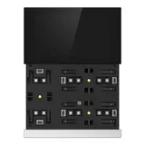 GVS CHTFB-3.0/6.S.22 Contrôleur de pièce KNX WALTZ TOUCH+PAD Base 3 fois | argenté