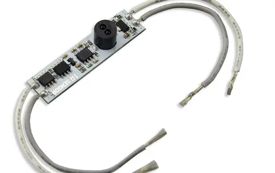 ISOLED 113725 LED Controller Mini Profile Recessed 1 x 3 A, dimmer, wipe sensor