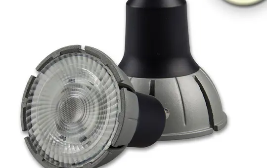 ISOLED 113681 Projecteur LED à spectre complet CRI98 GU10 dimmable 7 W, 2700 K, 60°