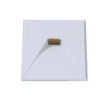 ISOLED 114563 Cover for Sys-Wall68 angular, angled light outlet | white