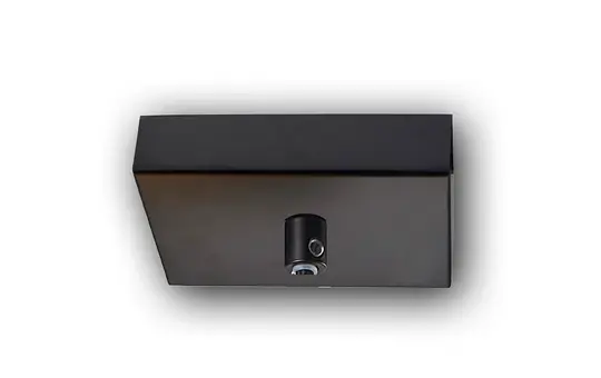ISOLED 115223 Rosace de plafond Simple, rectangulaire | noir