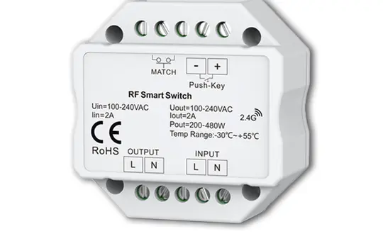 ISOLED 115968 Actionneur d'interrupteur encastré Zigbee célibataire