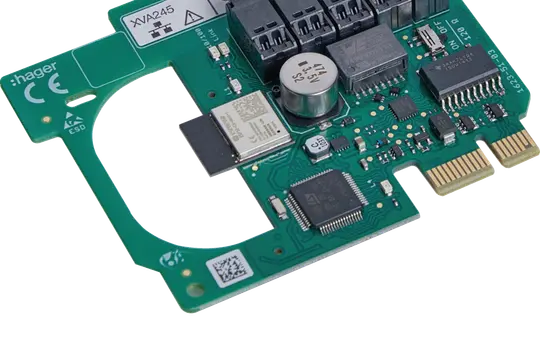 HAGER XVA245 Communication box for witty one with a Modbus counter