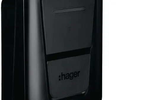 HAGER XVR111S Charging Station witty one 11 kW, with charging socket