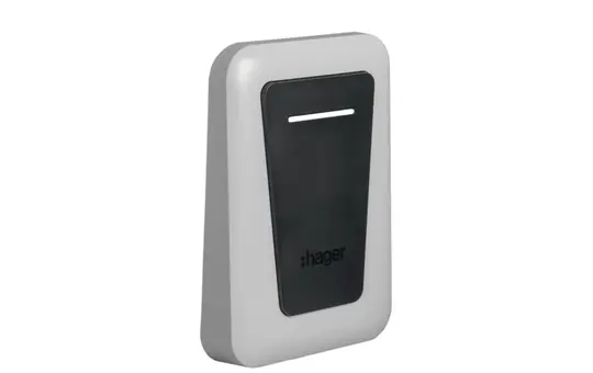 HAGER XVS131 Plaque de recouvrement pour spirituel avec câble | blanc trafic