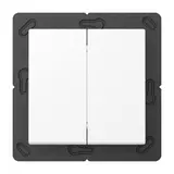 JUNG MATA595WWM Matte Push Button Series AS/A 2-way/4-way | snow-white matte