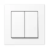 JUNG MATSA550595WWM Matte Push Button Set Series AS/A 2-way/4-way | snow-white matte