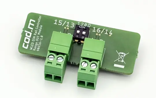 COD.M 90656 WLED LAN Controller OUT Module v1.0 Range OUT