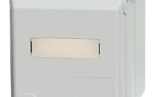 MENNEKES 4973 Prise murale SCHUKO Capex 16 A, 2 pôles + PE, 230 V, champ d'écriture | gris clair