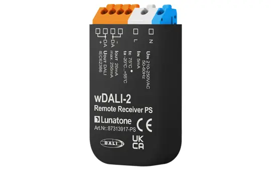 LUNATONE 87313917-PS DALI-2 Extra Long Range Receiver 20 mA