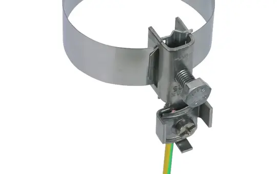 DEHN 540912 Collier de mise à la terre pour tube standard | 27-168 mm