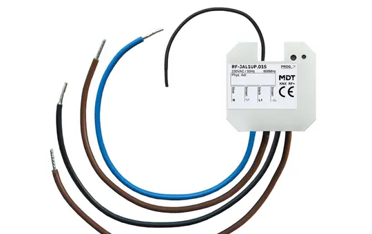 MDT RF-JAL1UP.01S KNX-RF Radio Shutter Actuator Single, Secure