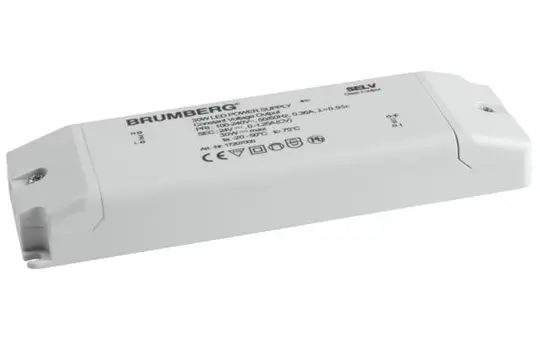 BRUMBERG 17207000 LED power supply unit 30 W, 24 V, switchable | white