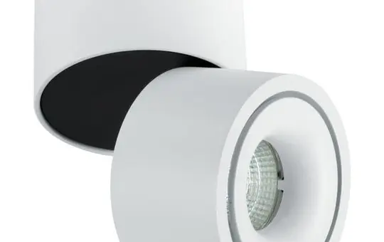 BRUMBERG 12062173 Spot LED de plafond à fixer CIRCLE MINI Rond, 6,2 W, 410 lm, 3000 K, 34° | blanc structuré