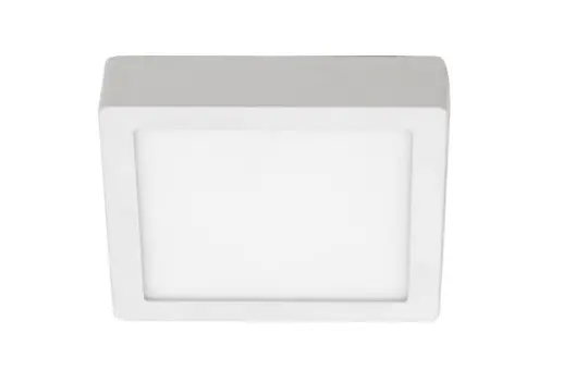 BRUMBERG 12249073 LED Surface-Mounted Panel FLAT37 round 18 W, 1290 lm, 3000K, 100° | white matte