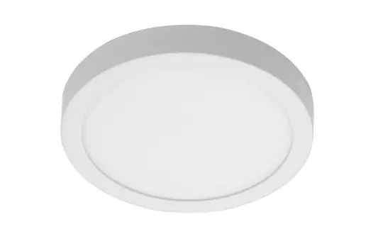 BRUMBERG 12246073 LED surface-mounted panel FLAT37 round 24 W, 2020 lm, 3000K, 110° | white matte