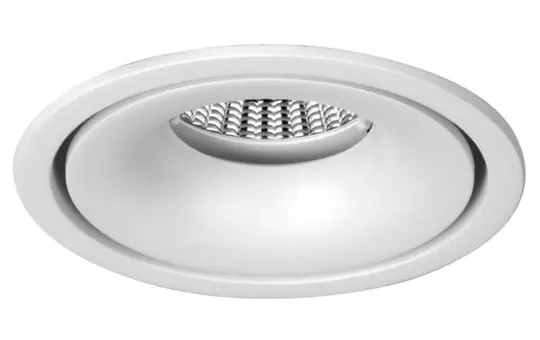 BRUMBERG 12407073 LED recessed downlight CIRCLE round, 13.6 W, 950 lm, 3000K, 45° | white matte