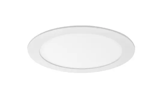 BRUMBERG 12452173 LED recessed panel FLAT350 round 12 W, 1250 lm, 2700K, 115° | structured white