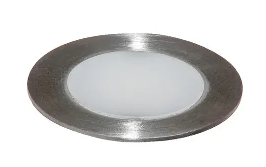 BRUMBERG 14011223 LED floor surface-mounted luminaire JAVA round, 0.2 W, 3000K | stainless steel matt