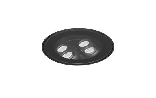 BRUMBERG 14686083 LED surface-mounted floor light LANKO round, 8 W, 920 lm, 3000K, 30° | black