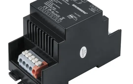 BRUMBERG 18164000 Variateur LED REG 12-24 V CC, 1-10 V | noir