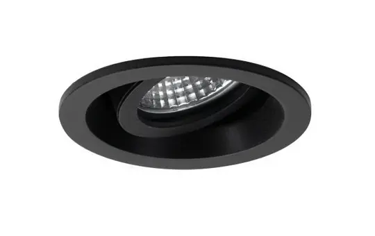 BRUMBERG 27068180 Recessed Spotlight Housing LOOP®deep Single, 13 W | textured black